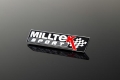 3D samolepa s logem Milltek Sport - černá | 